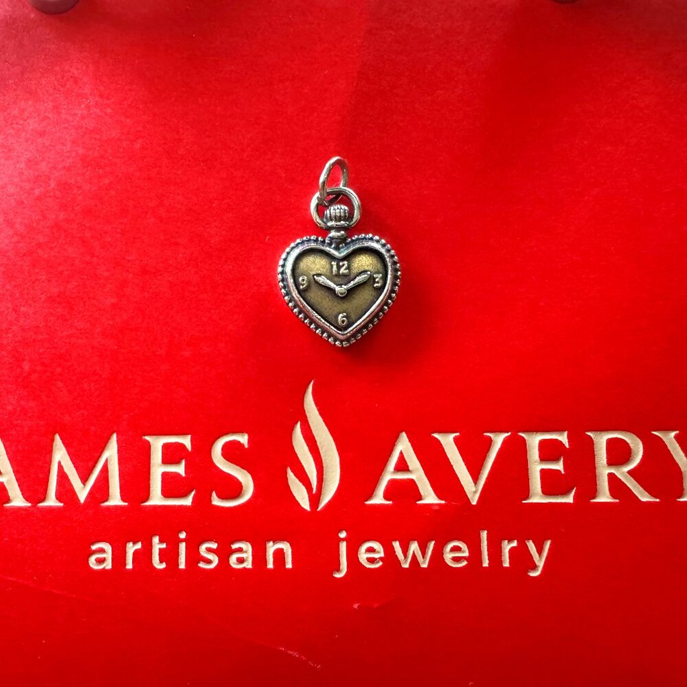 JAMES AVERY RETIRED TIMELESS HEART CHARM